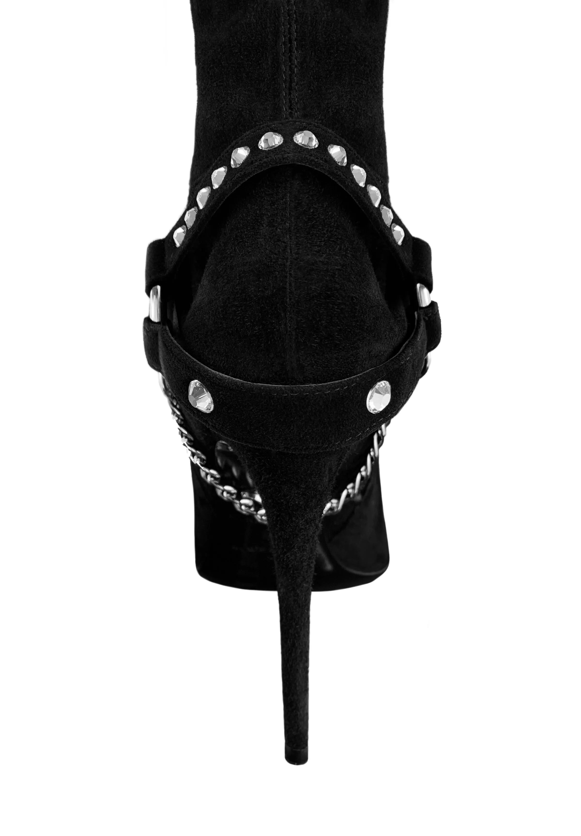 CRYSTAL SUEDE BOOT ACCESSORIES