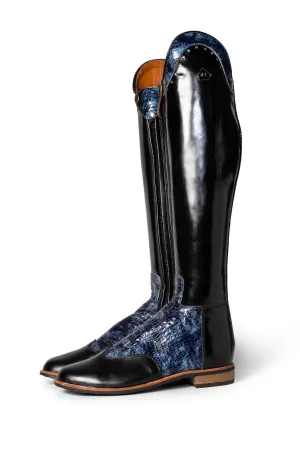 Danai Detailed Two-Tone Ladies Riding Boot