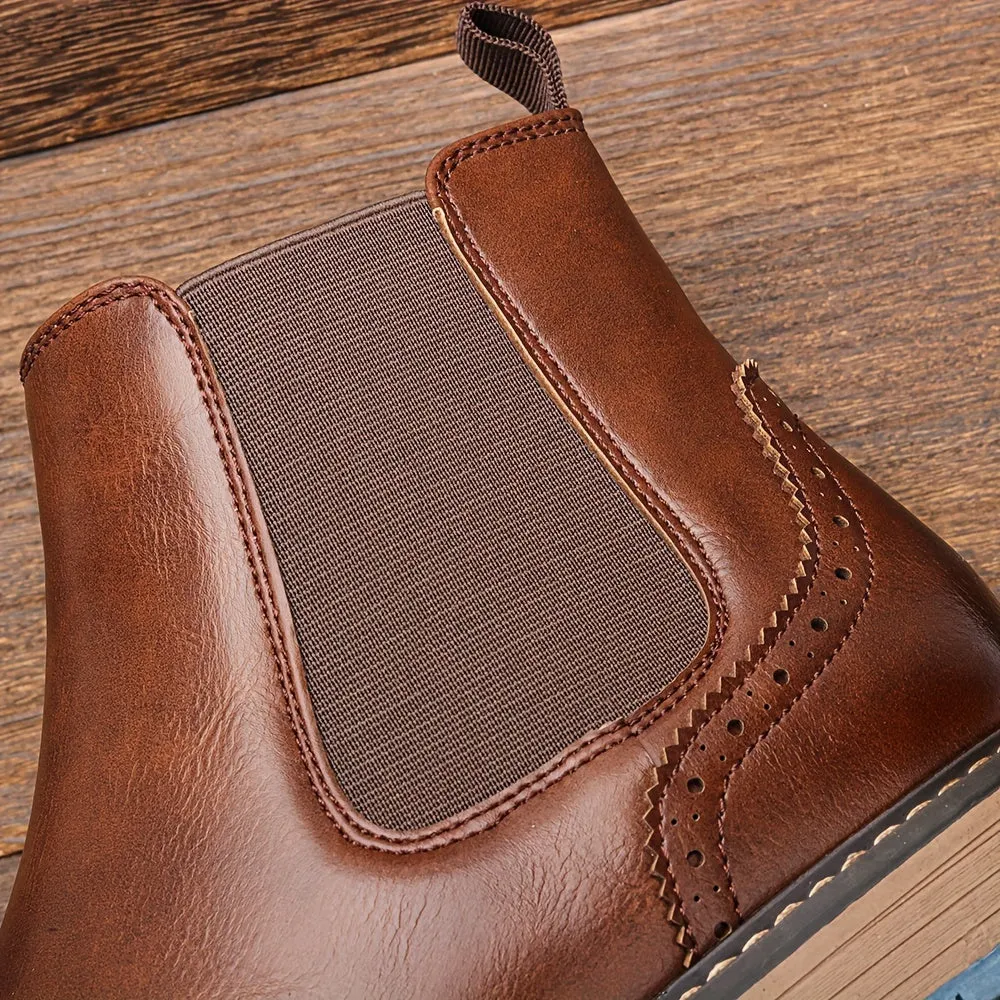 Dann - Classic Leather Chelsea Boots