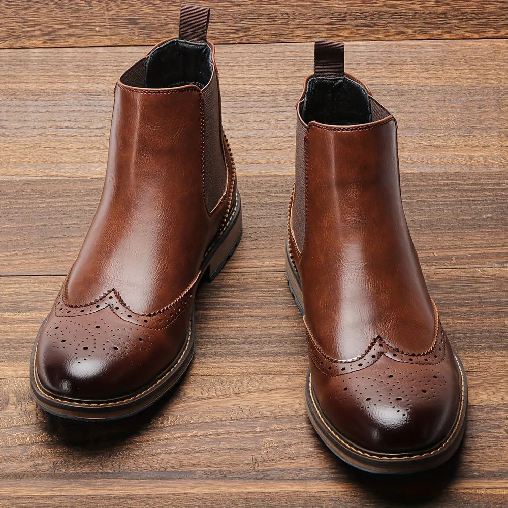 Dann - Classic Leather Chelsea Boots