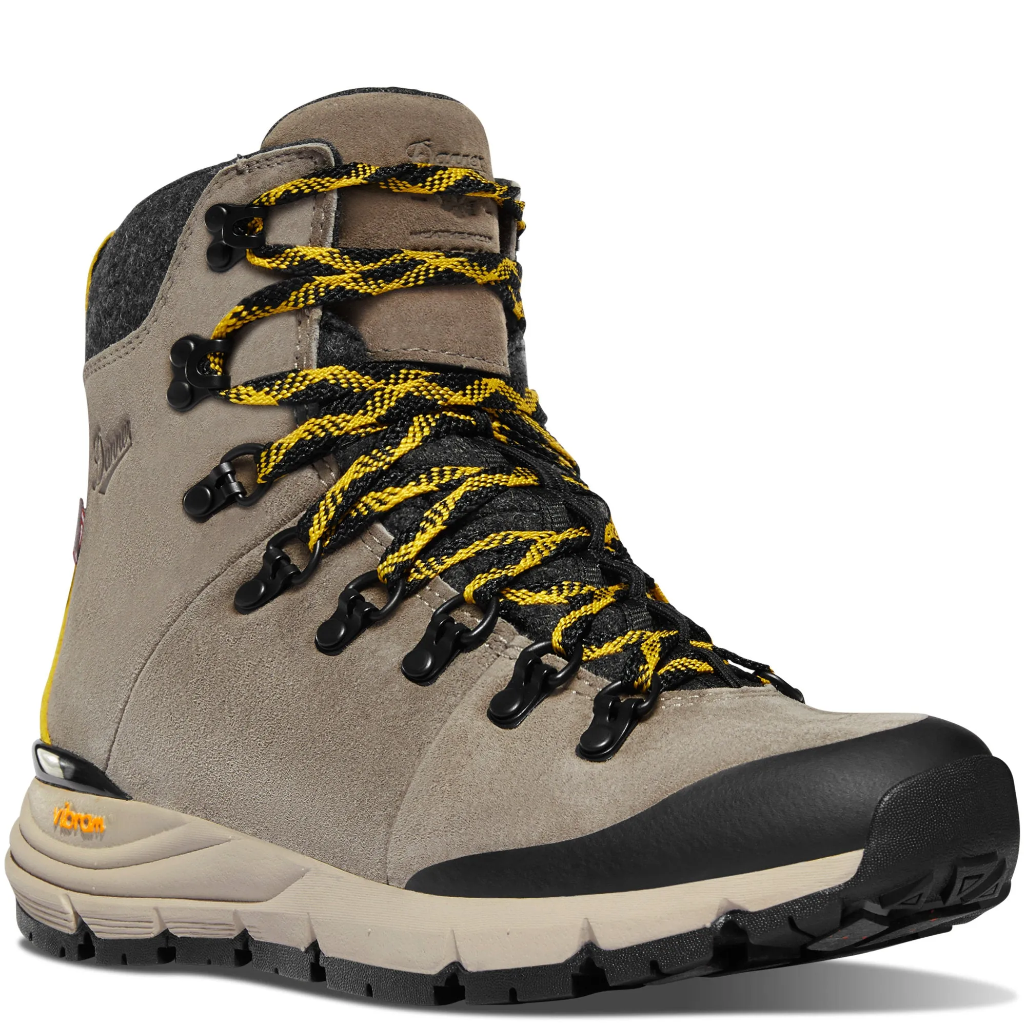 Danner Women's Arctic 600 Side-Zip Boot - Driftwood/Yellow Insulated 200G