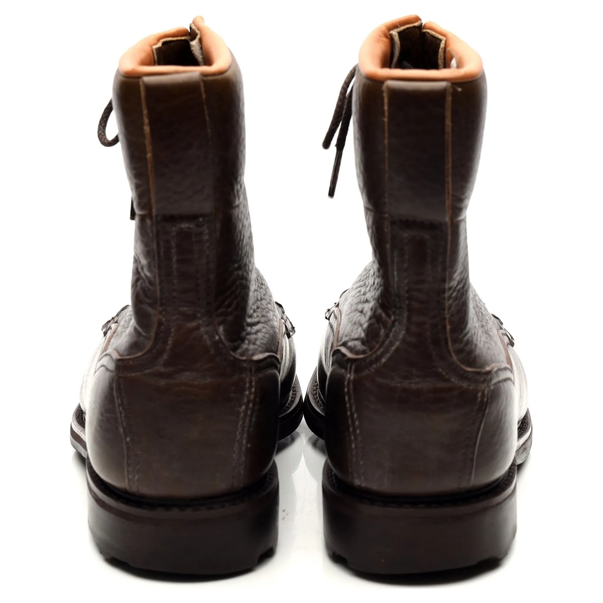 Dark Brown Leather Boots UK 7 F