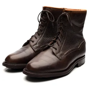 Dark Brown Leather Boots UK 7 F