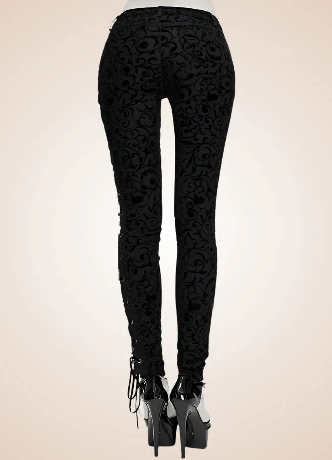 Devil Gothic Skinny Pants