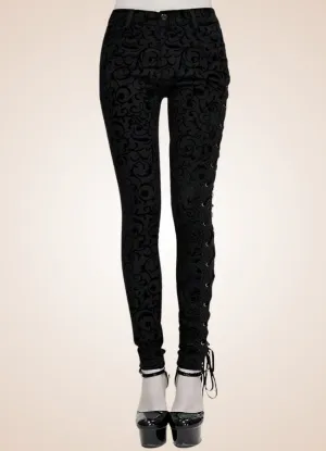 Devil Gothic Skinny Pants