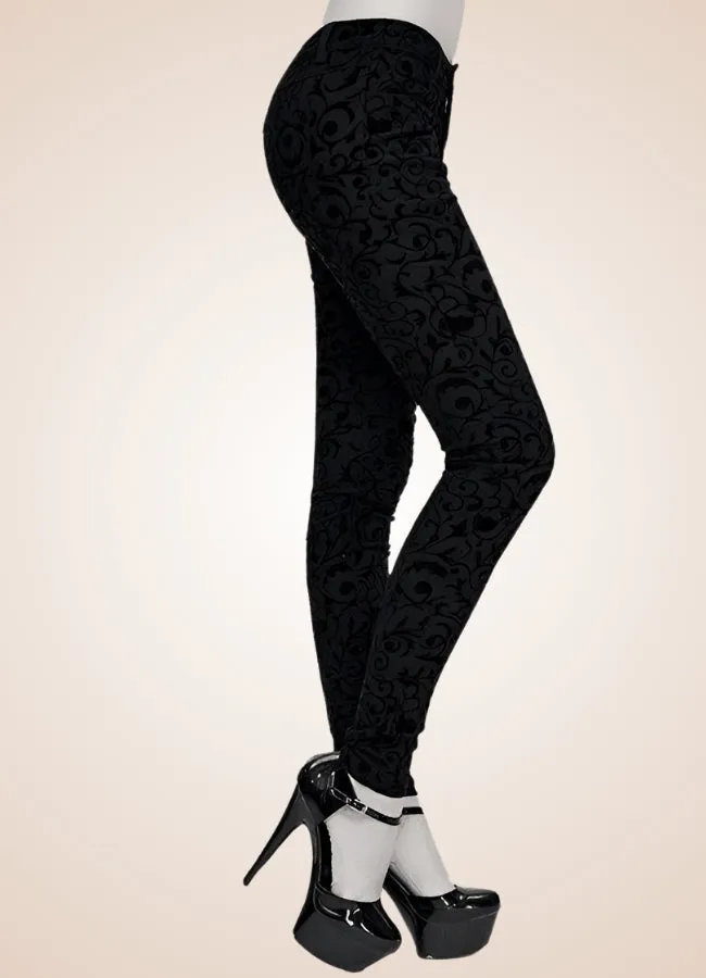 Devil Gothic Skinny Pants