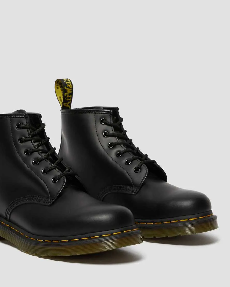Dr Martens 101 Smooth Leather Boots Black