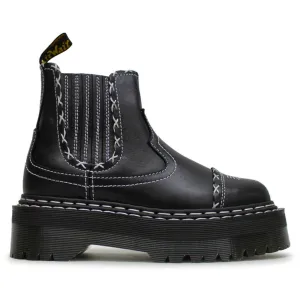 Dr. Martens 2976 Quad Strap Wanama Leather Unisex Ankle Chelsea Boots