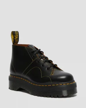 Dr Martens Church Quad Leather Monkey Boots Black