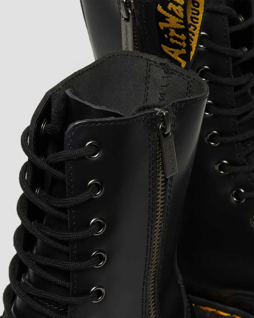 Dr Martens Jadon Hi Leather Platform Boots Black