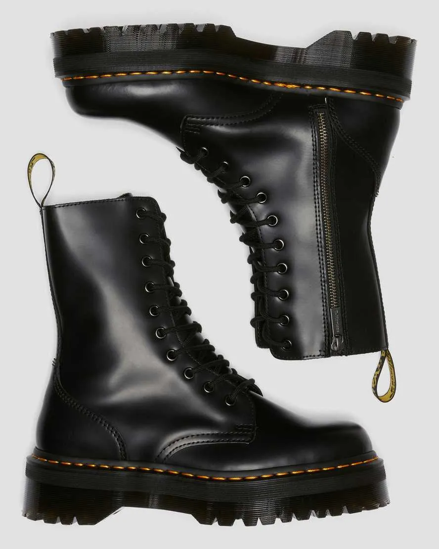 Dr Martens Jadon Hi Leather Platform Boots Black