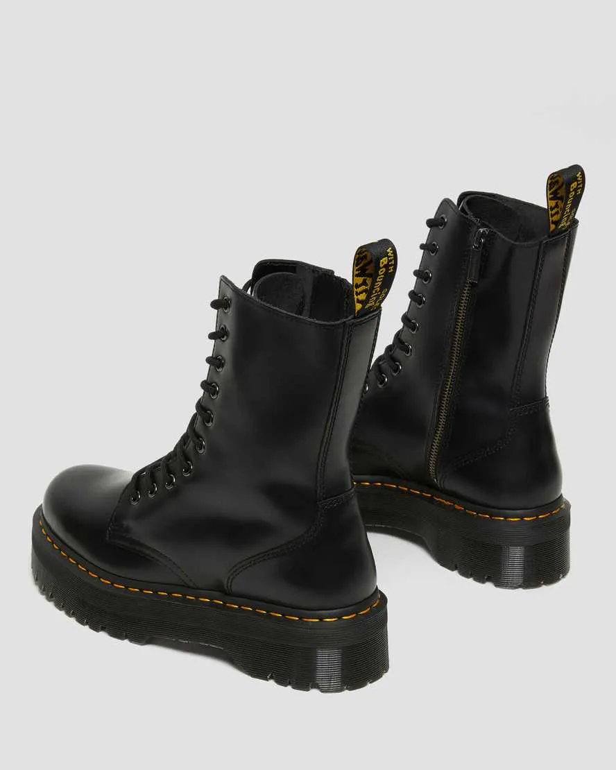 Dr Martens Jadon Hi Leather Platform Boots Black
