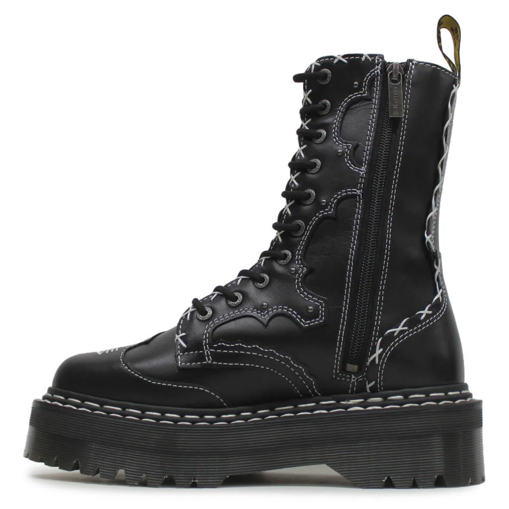 Dr. Martens Jadon Hi Strap Wanama Leather Unisex Ankle Boots