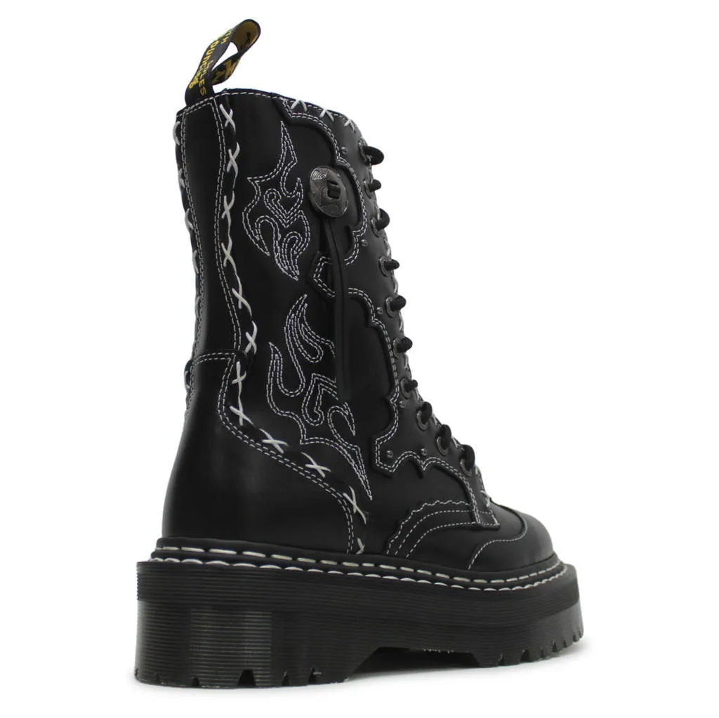 Dr. Martens Jadon Hi Strap Wanama Leather Unisex Ankle Boots