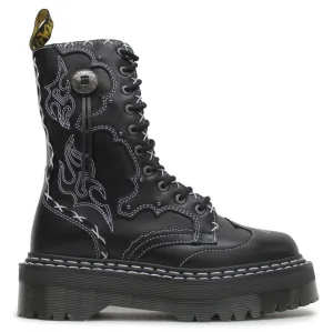Dr. Martens Jadon Hi Strap Wanama Leather Unisex Ankle Boots