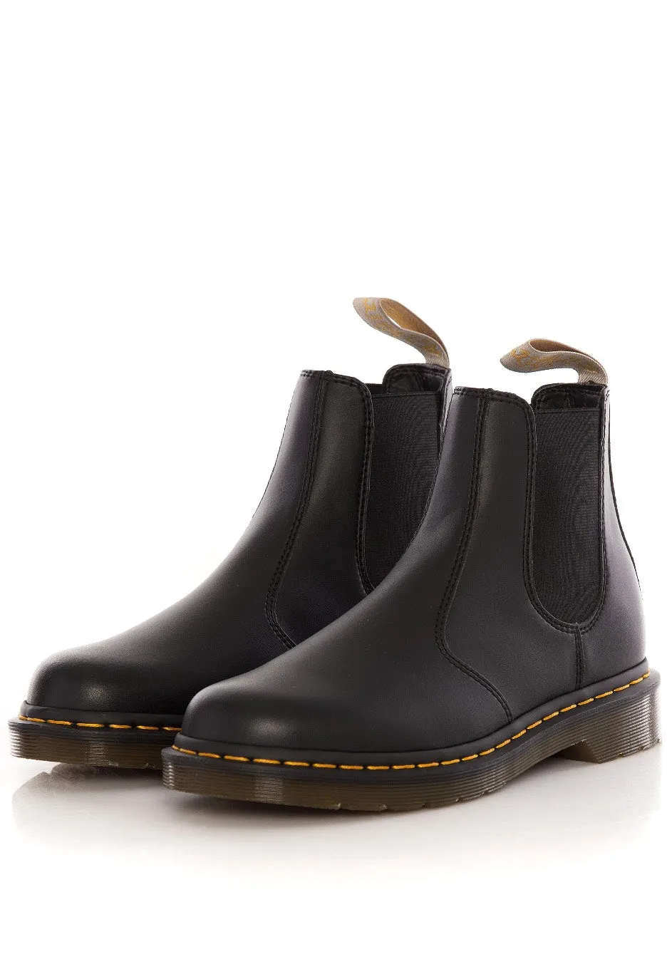 Dr. Martens - Vegan 2976 Chelsea Boots Black Felix Rub Off - Shoes