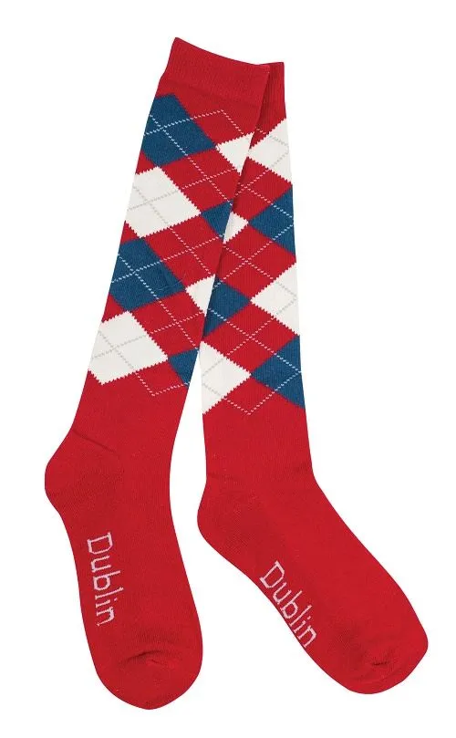 Dublin Argyle Horse Riding Socks