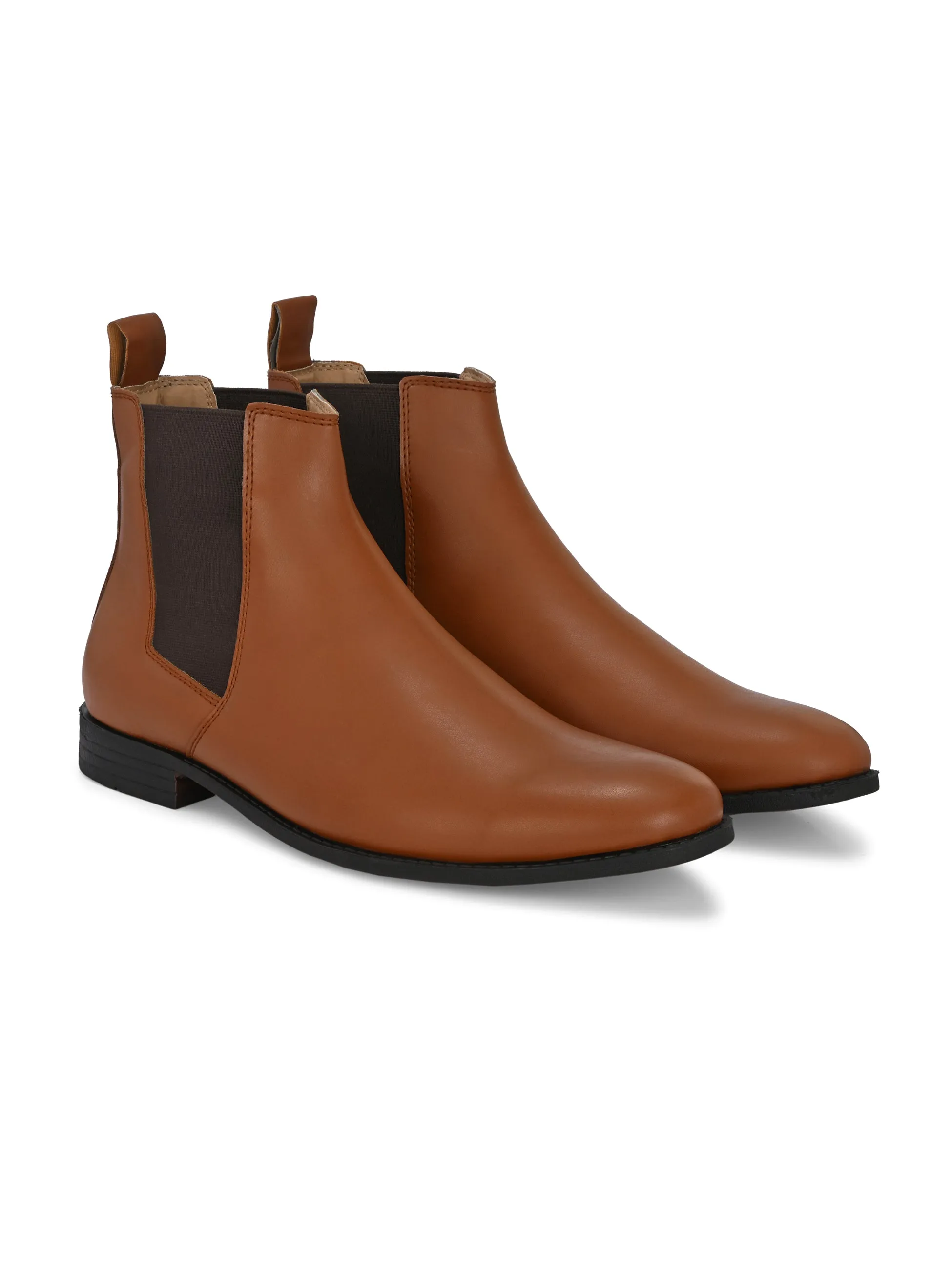 El Paso Men Mid-Top Chelsea Boots