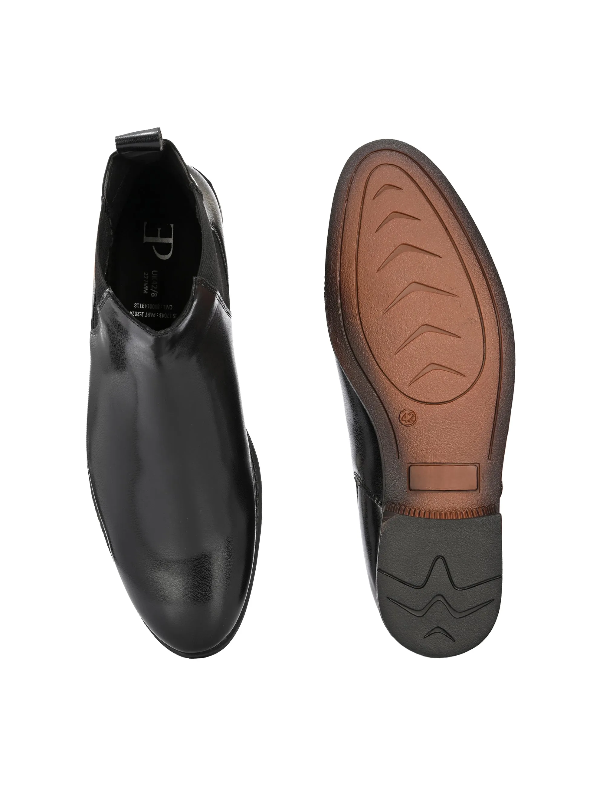 El Paso Men Mid-Top Chelsea Boots