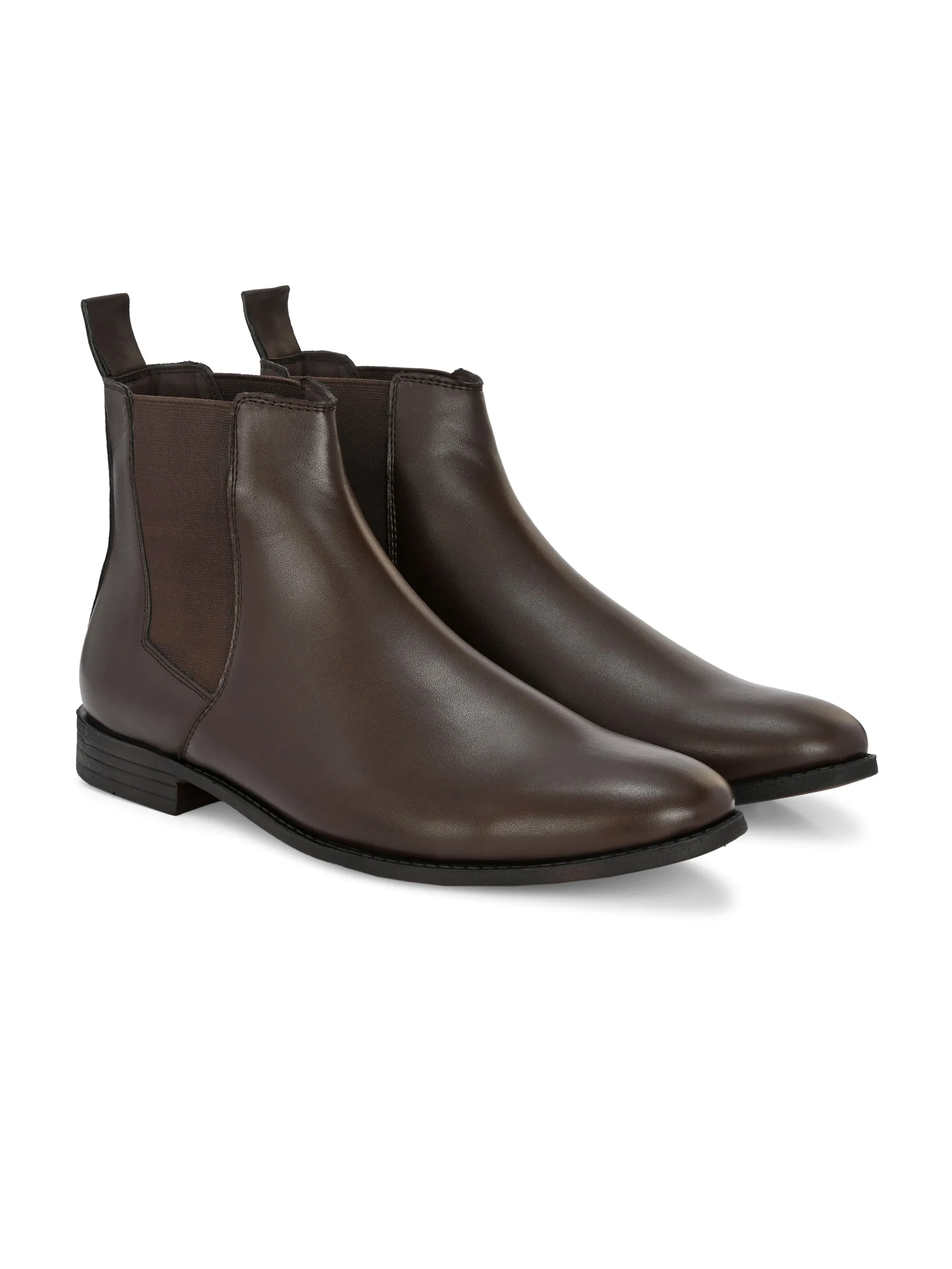 El Paso Men Mid-Top Chelsea Boots