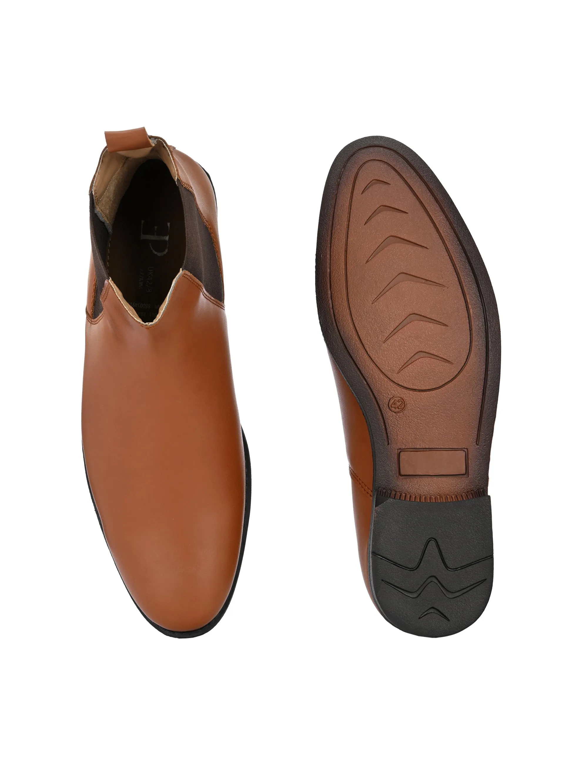 El Paso Men Mid-Top Chelsea Boots