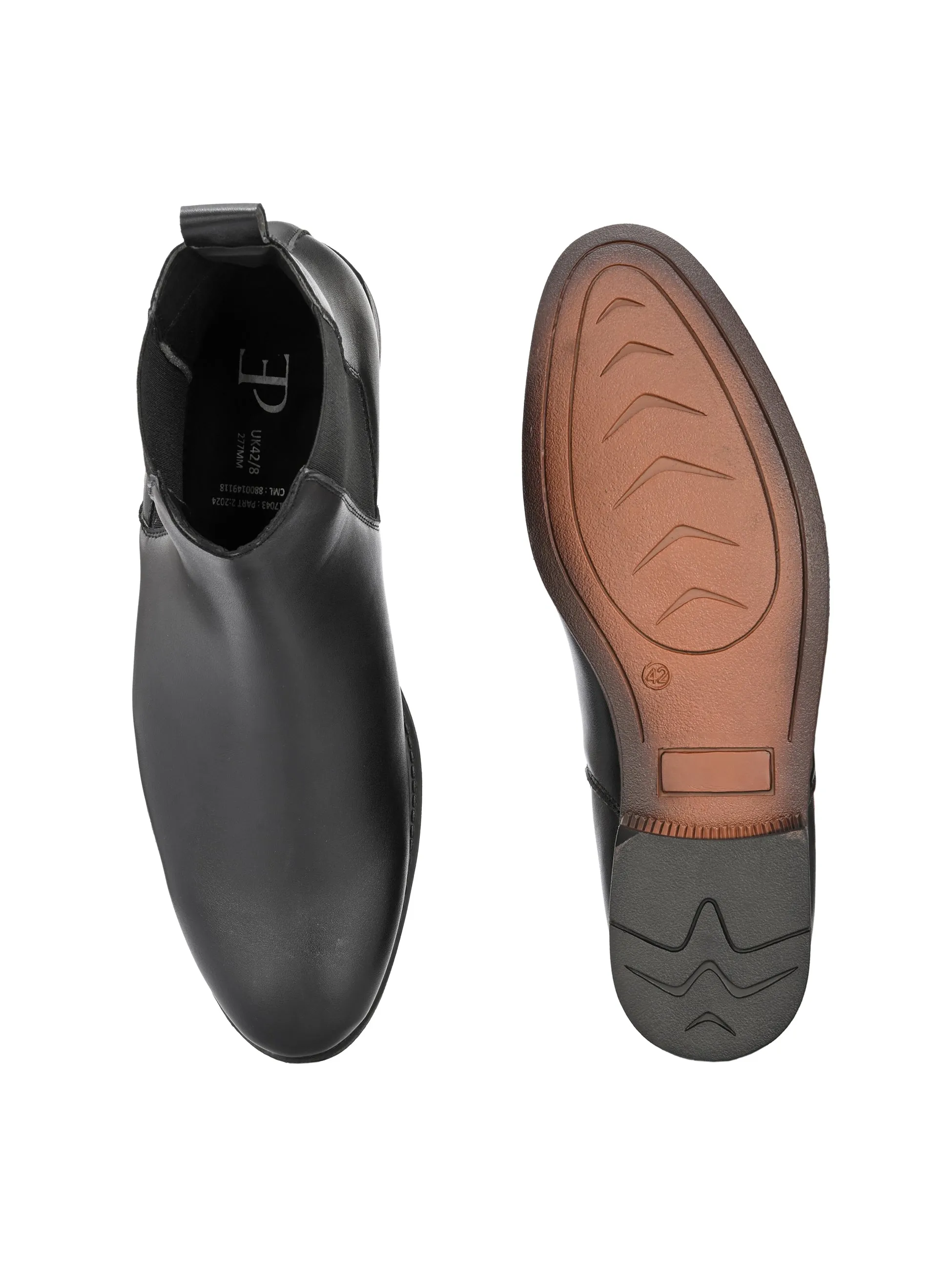 El Paso Men Mid-Top Chelsea Boots