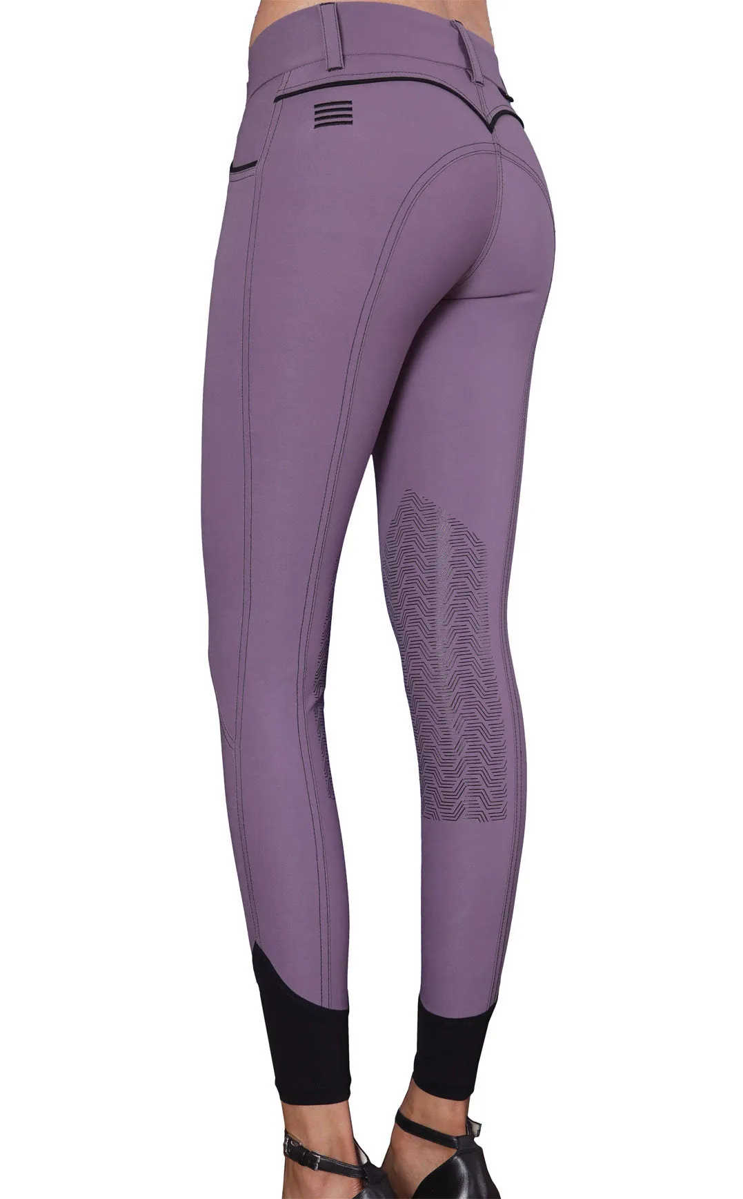 Elara Knee Patch Breech Violet