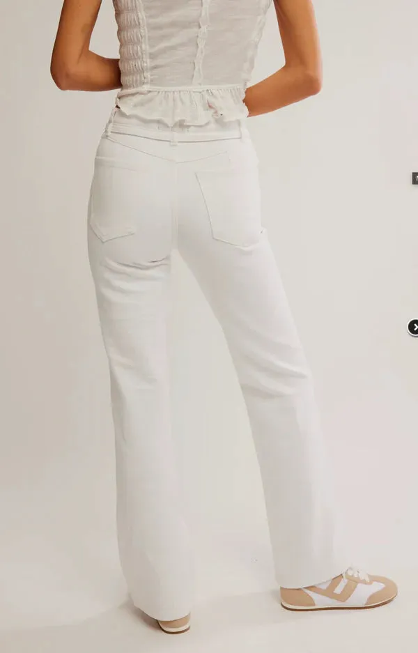 Free People Sabine Slim A Line Jean