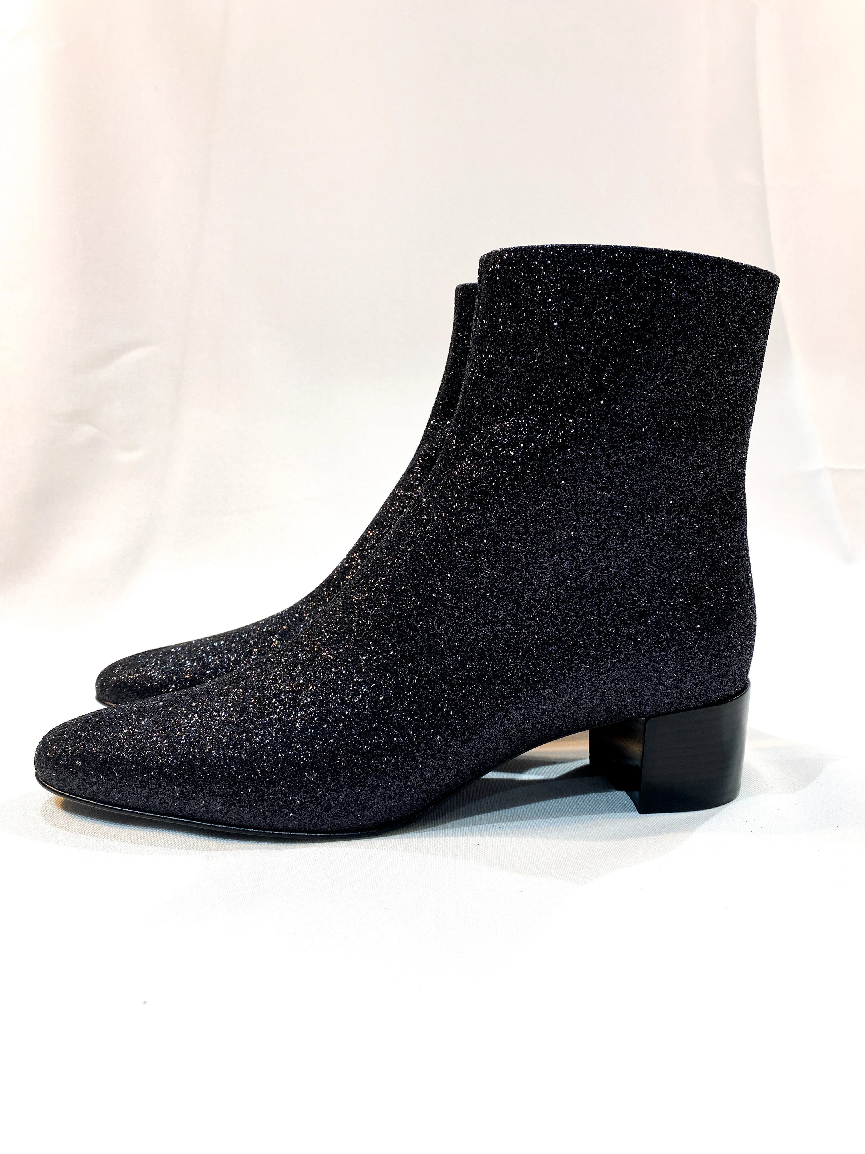 Giuseppe Zanotti Black Sparkle Bootie