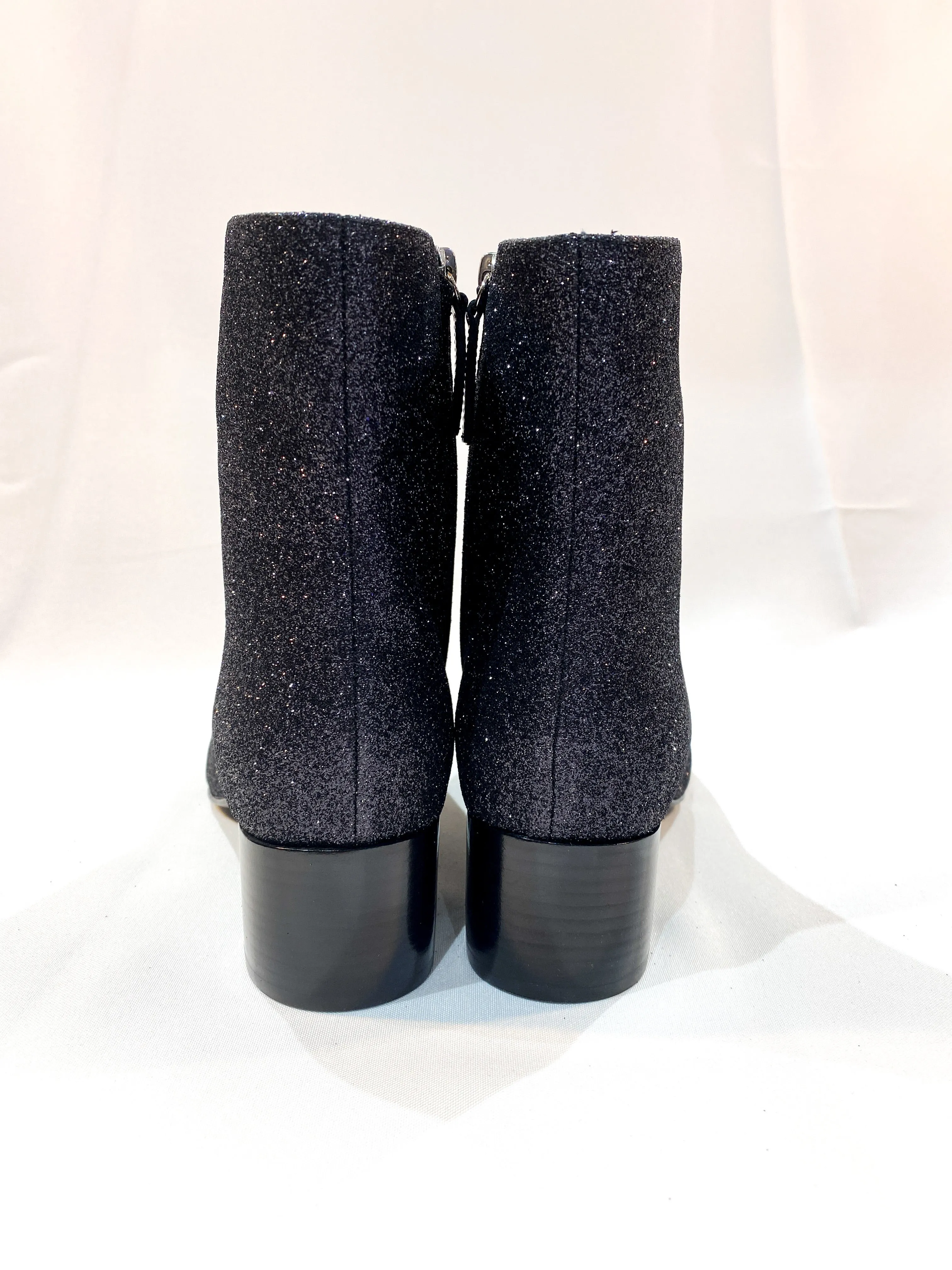 Giuseppe Zanotti Black Sparkle Bootie