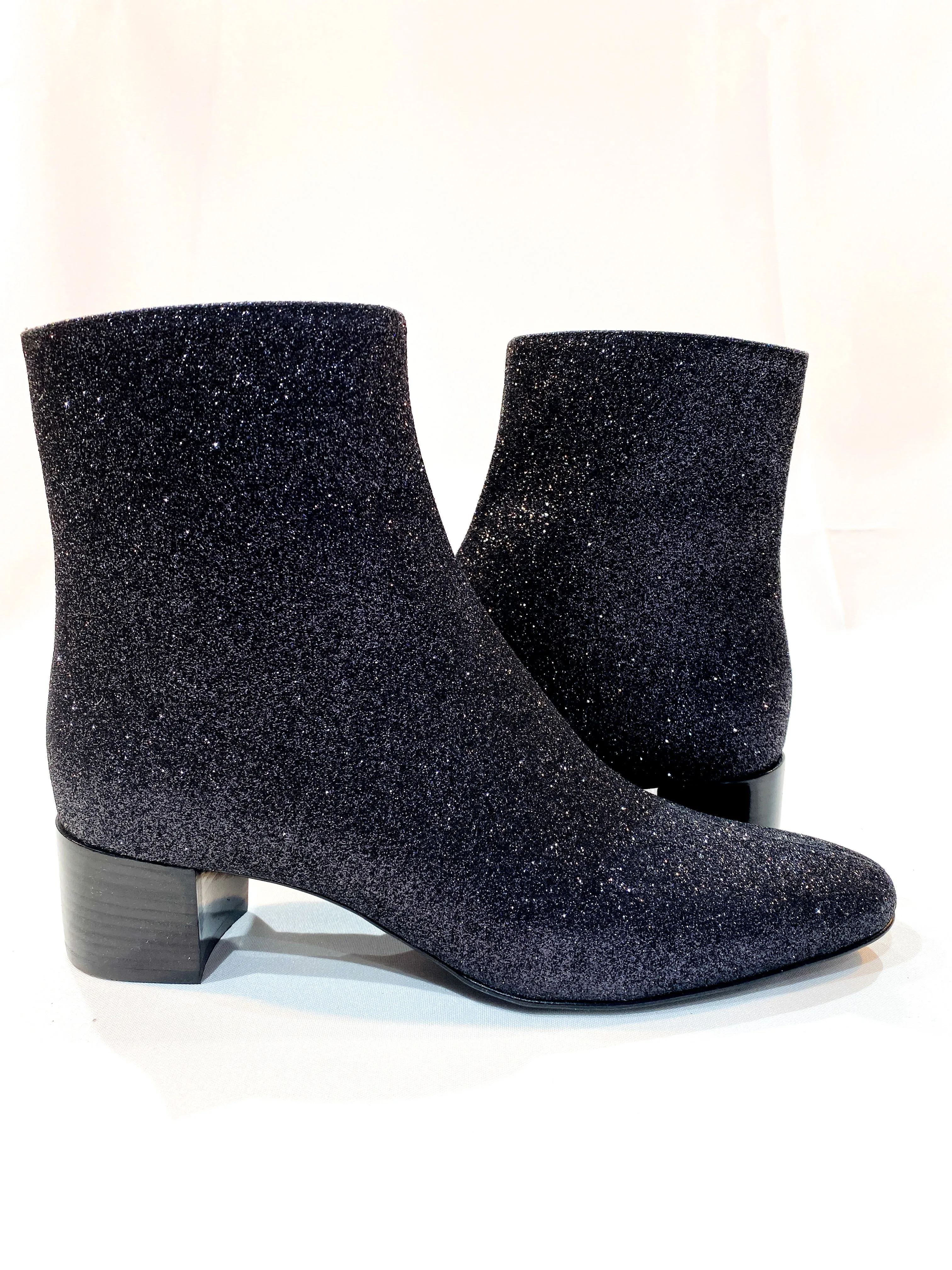Giuseppe Zanotti Black Sparkle Bootie