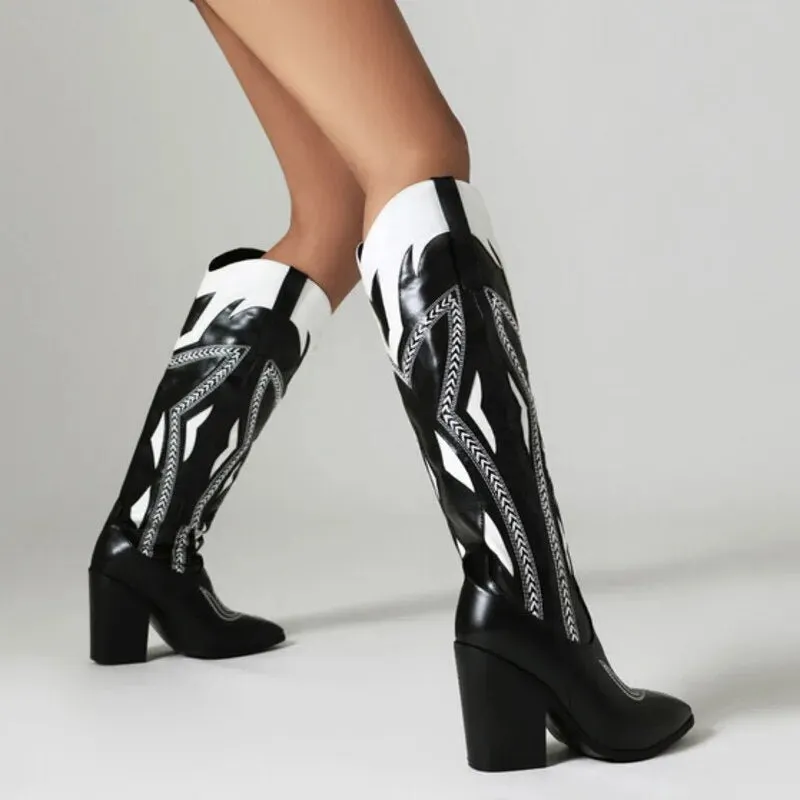 Goth cowboy boots
