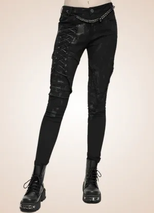 Goth Lolita Skinny Pants