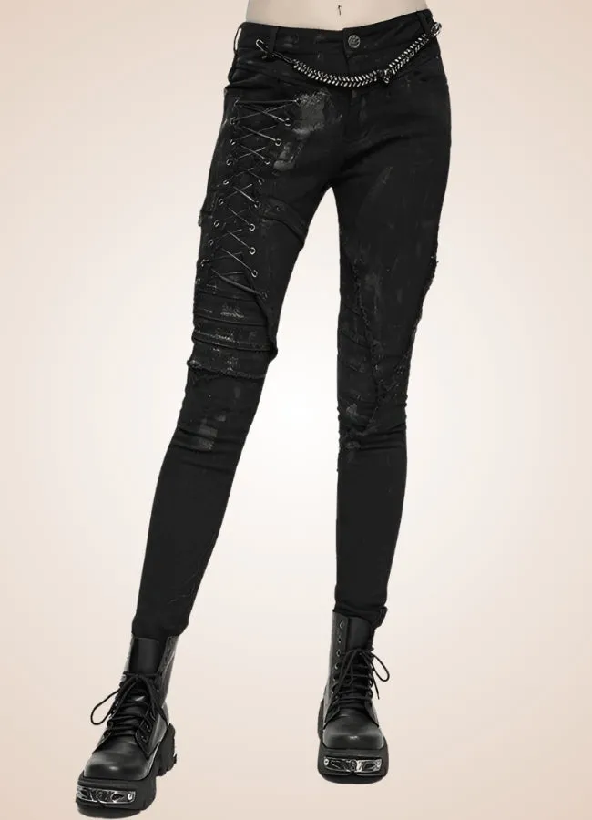 Goth Lolita Skinny Pants