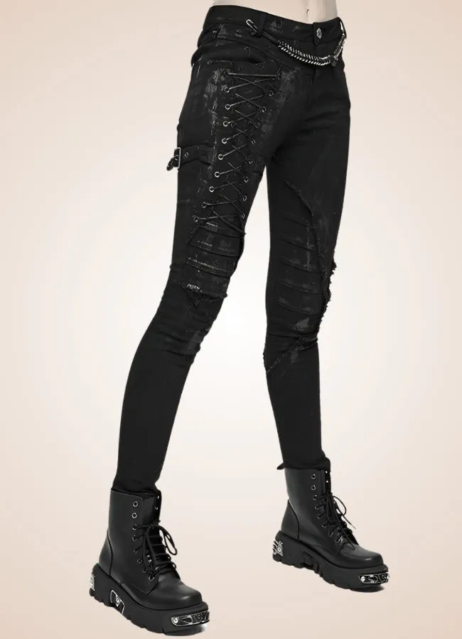 Goth Lolita Skinny Pants