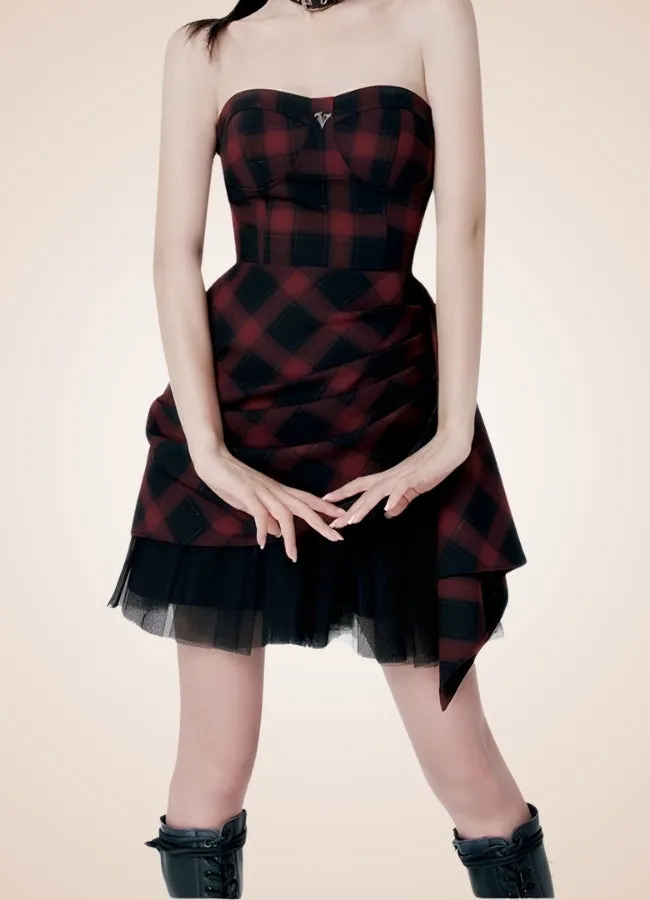 Goth Punk Mini Dress