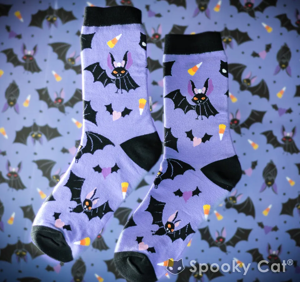 Gothic Bat Socks (One Size)