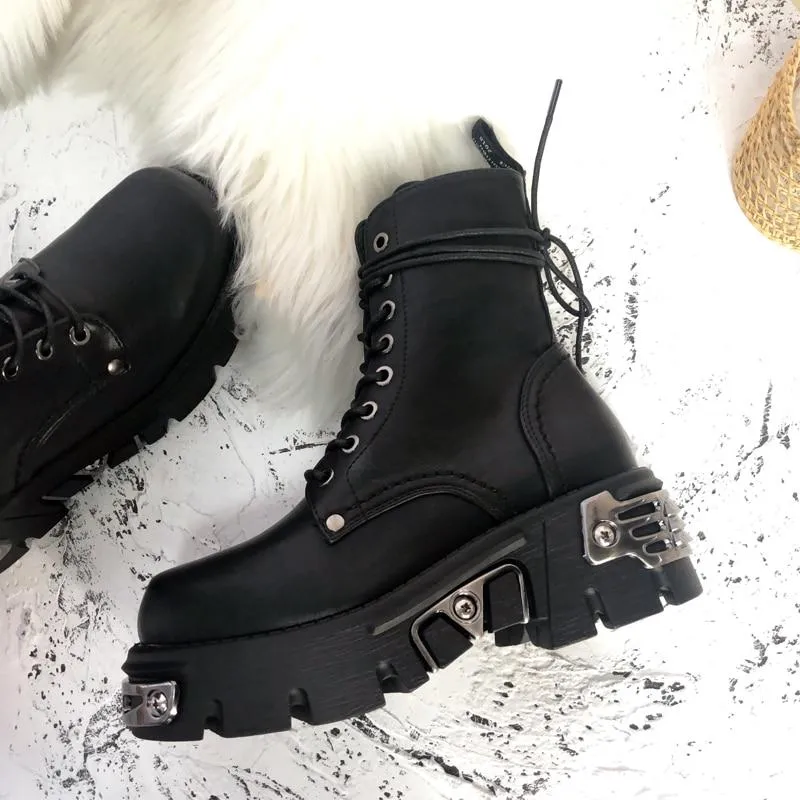 Gothic Boot<br> Thick Heel