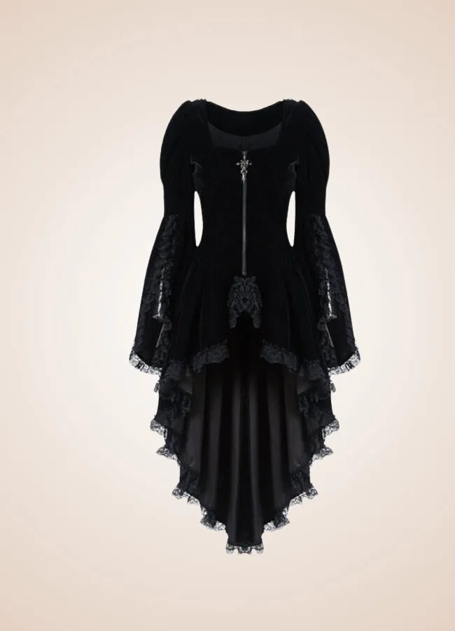 Gothic Medieval Long Sleeve Dress