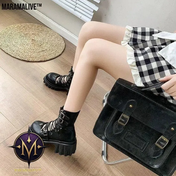 Gothic Women's Platform Boots - Tough Maramalive™ Footwear