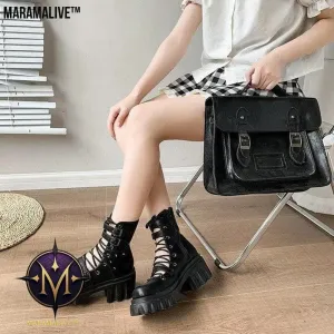 Gothic Women's Platform Boots - Tough Maramalive™ Footwear