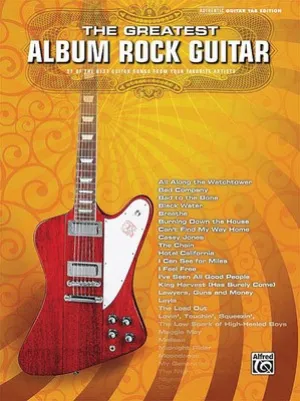 GREATEST ALBUM ROCK GUITAR GTR TAB (O/P)