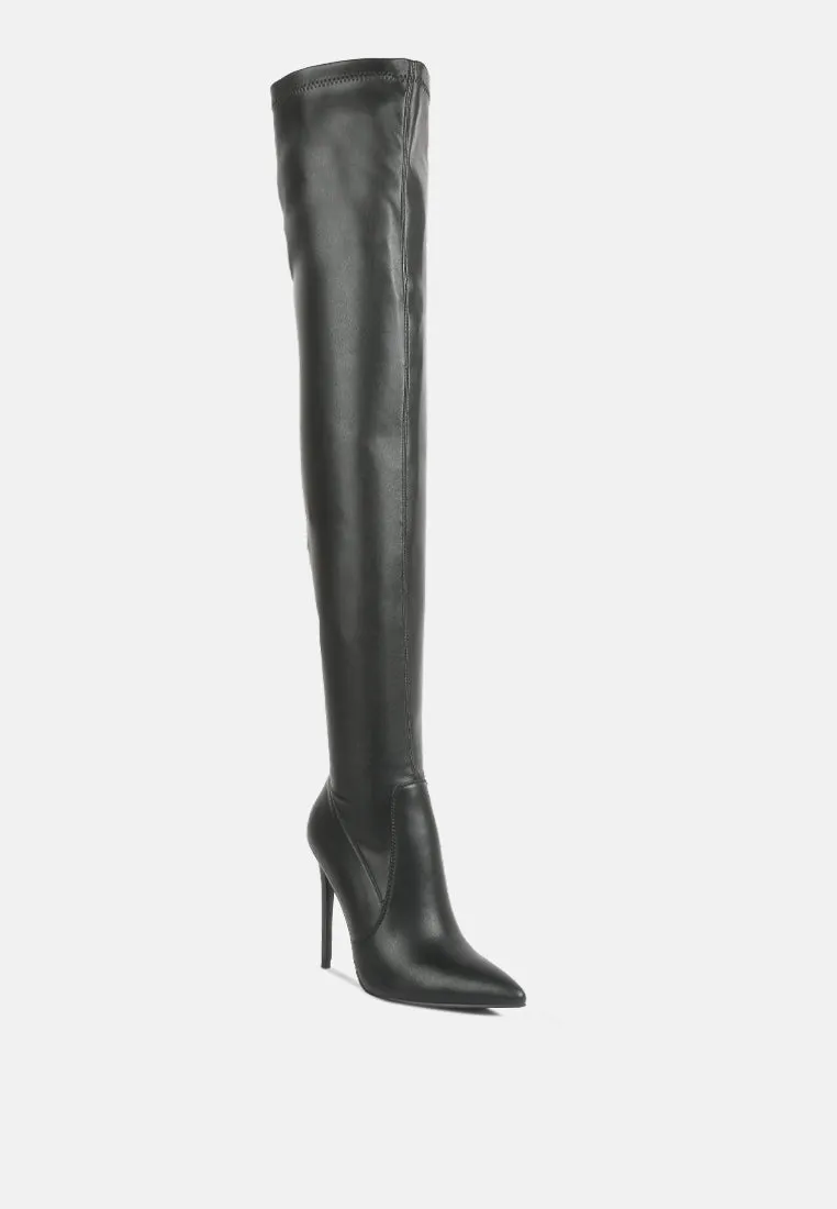 Gush Over Knee Heeled Boots By Ruw