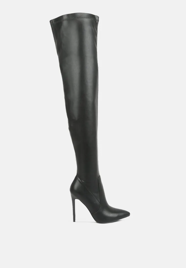 Gush Over Knee Heeled Boots By Ruw