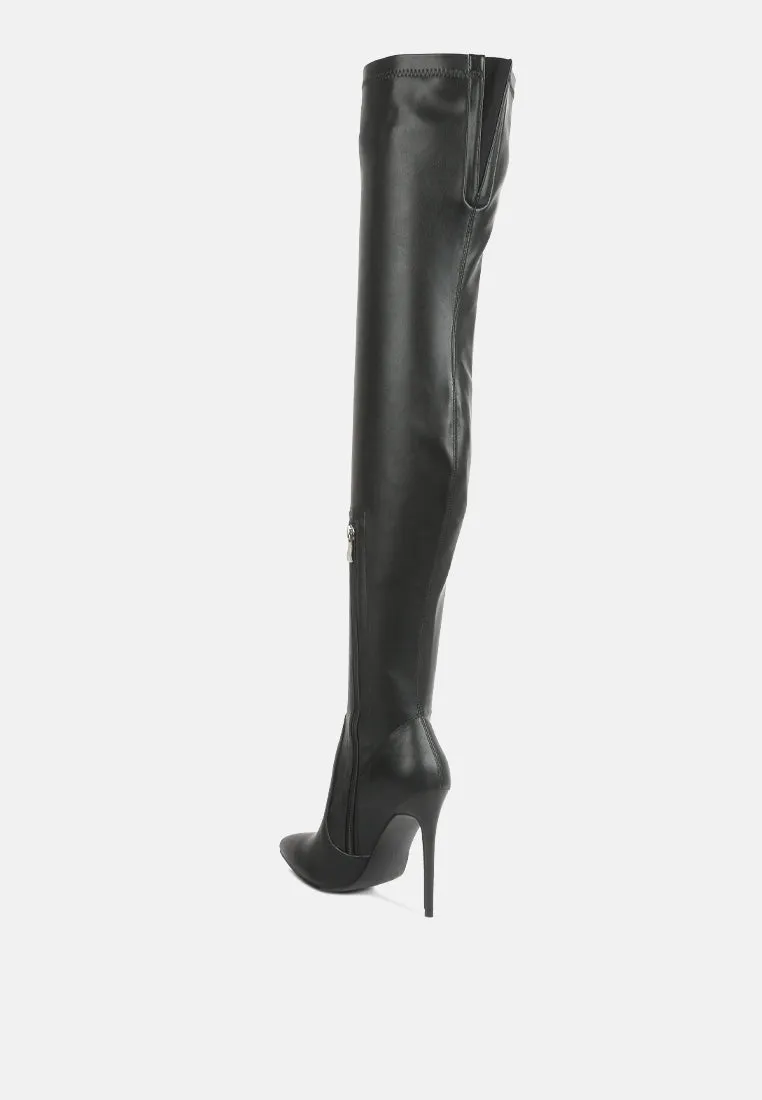 Gush Over Knee Heeled Boots By Ruw