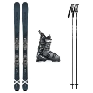 Head Kore X80 System Skis with Nordica Speedmachine 100 Mens Ski Boots 2025