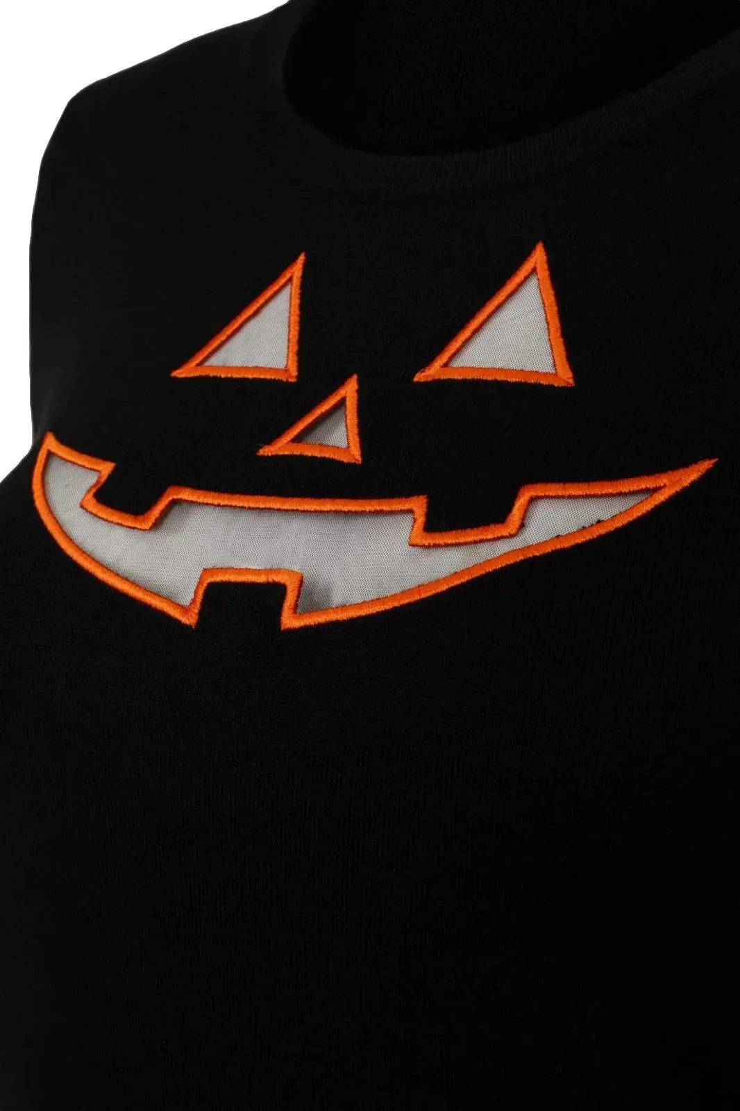 Hell Bunny Jack-O-Lantern Top - Gothic Halloween Pumpkin