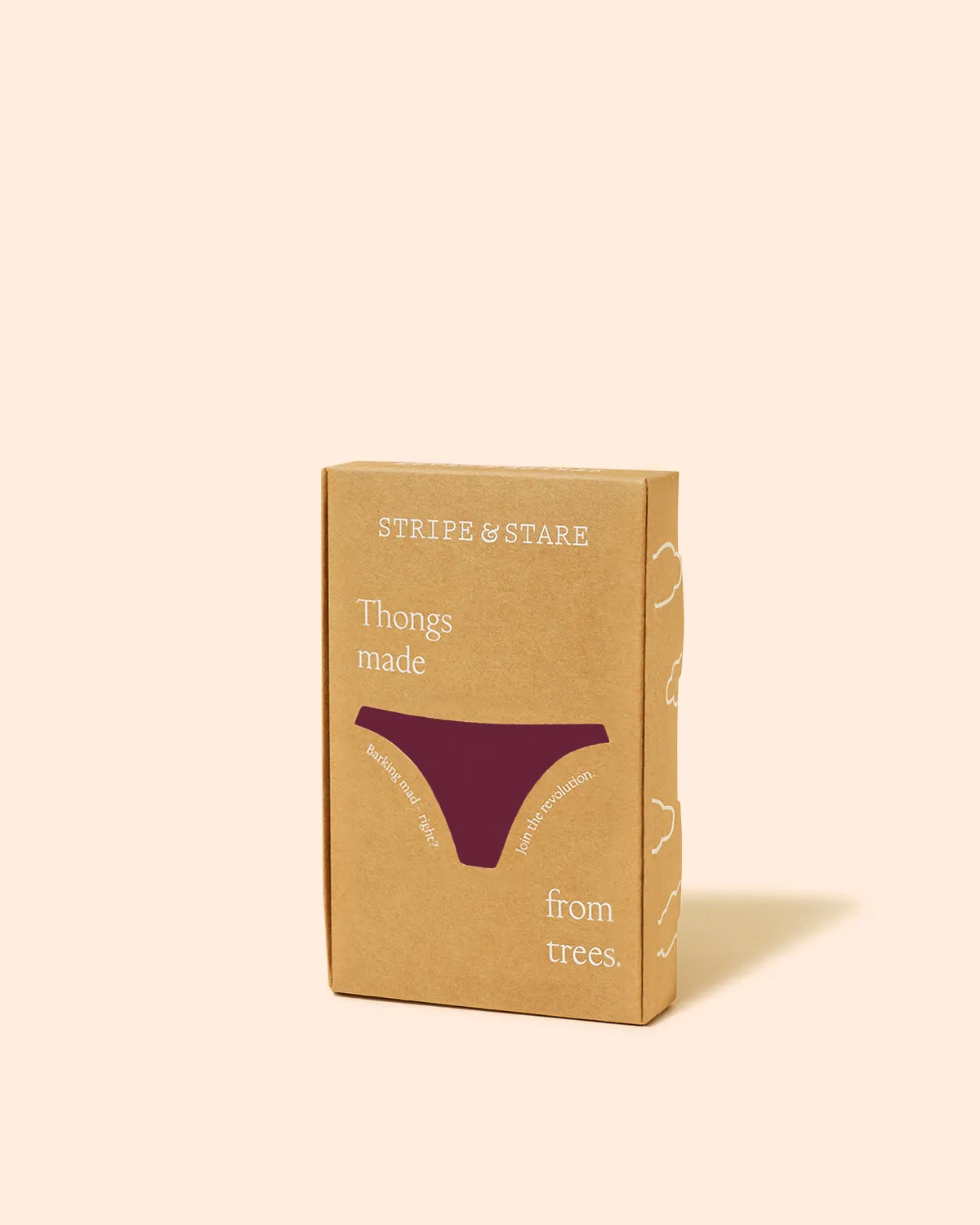 High Waisted Thong - Rouge