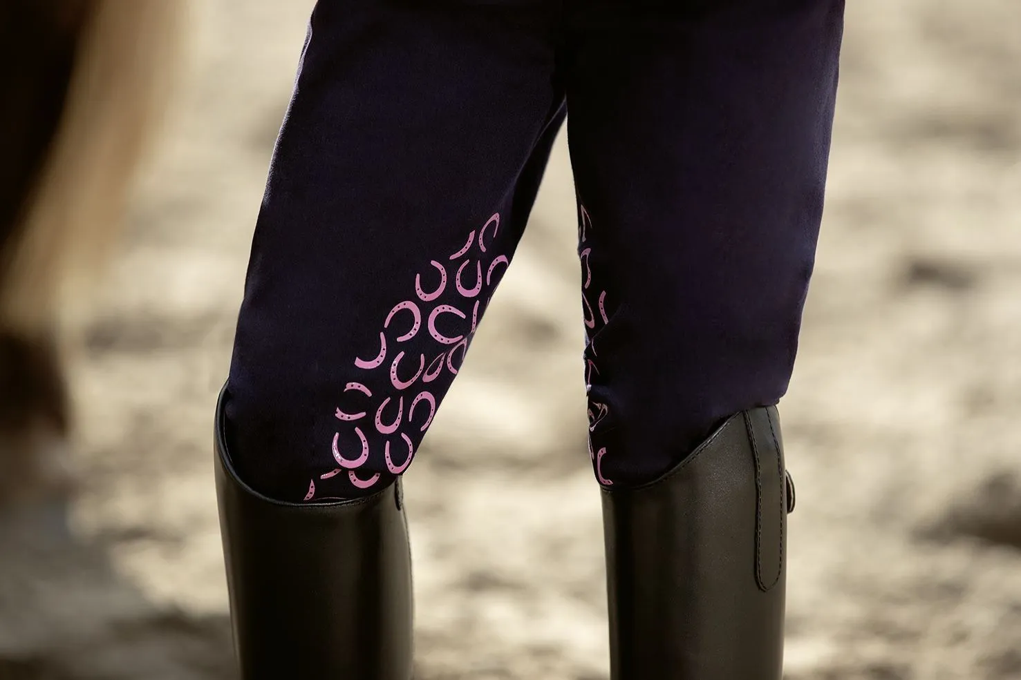 HKM Riding Breeches Pink Pony