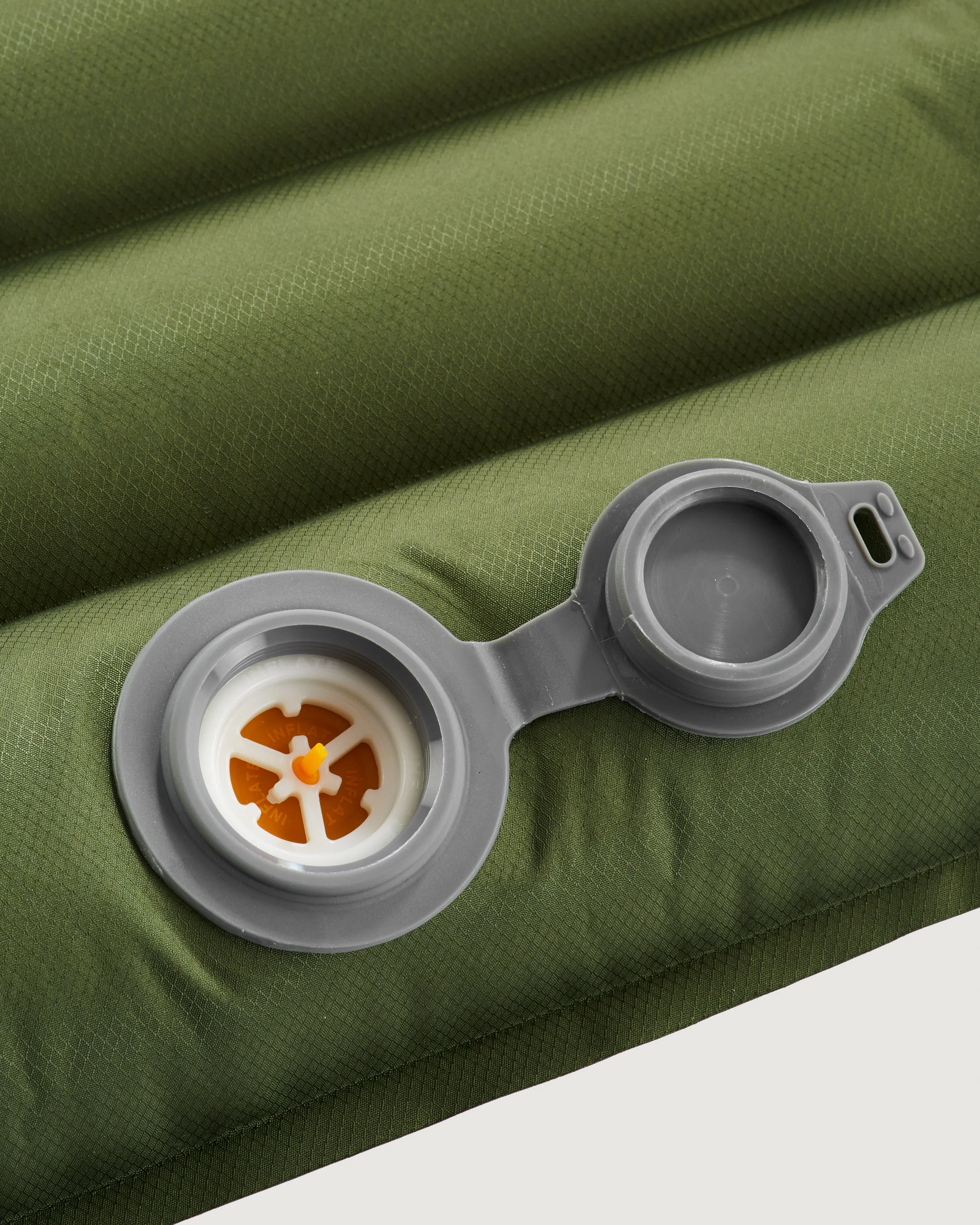 Insulated Air Mat with Pillow - Moss/Granite